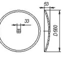Диск БДМ 560мм гладкий