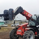 Кран-балка стрела, крюк для телескопических погрузчиков Manitou, JCB, Faresin, BobCat Dieci