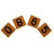 Номерной блок для ремней от 0 до 9 желтый КРС от 11.67 рубшт.